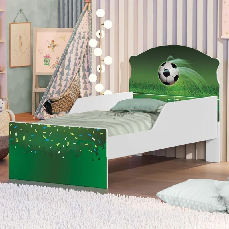 Mini Cama Futebol Com Colchão - Casah - Colchões