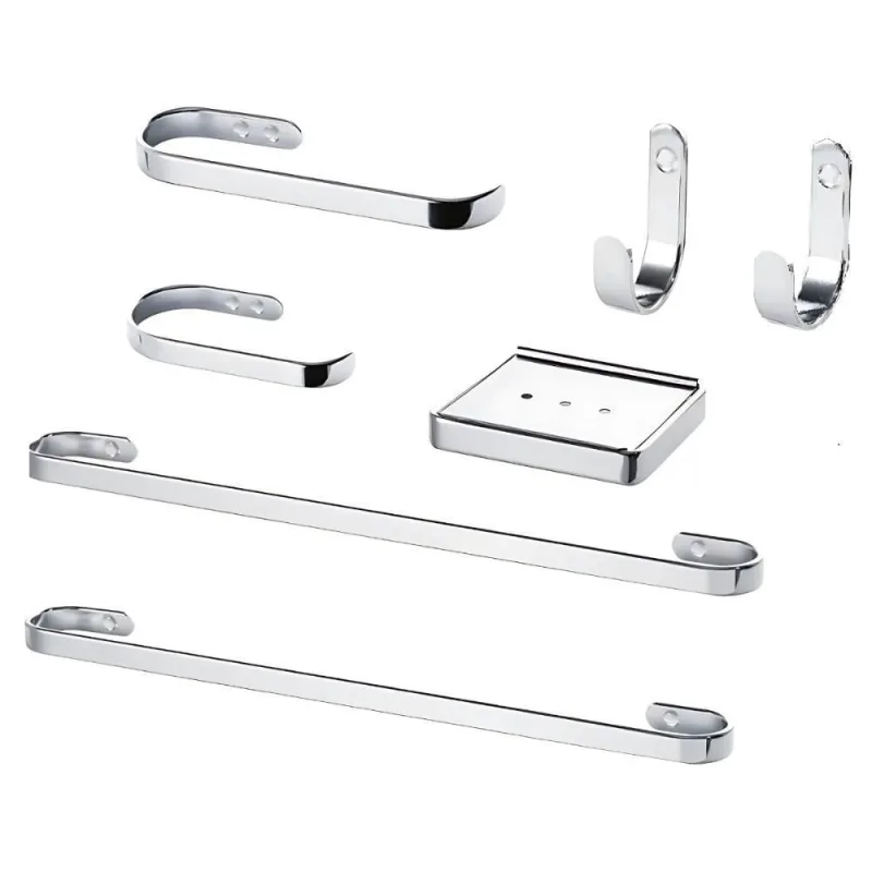 Suporte Kit De Acessórios Para Banheiro 7 Peças - Não Informado - Utilidades Domesticas