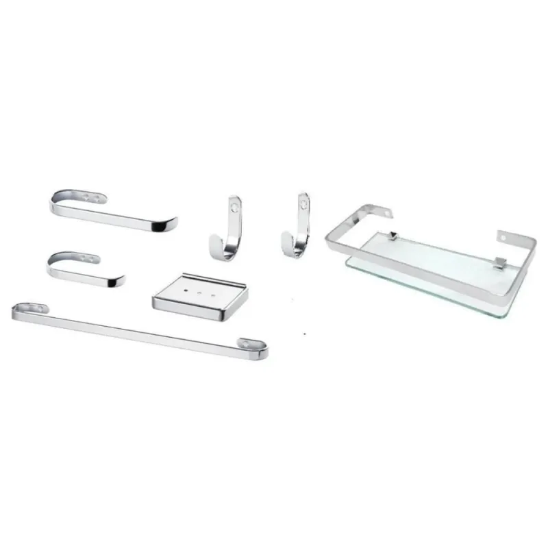 Suporte Kit De Acessório Para Banheiro 7 Peças - OUTRAS - Câmeras E Drones