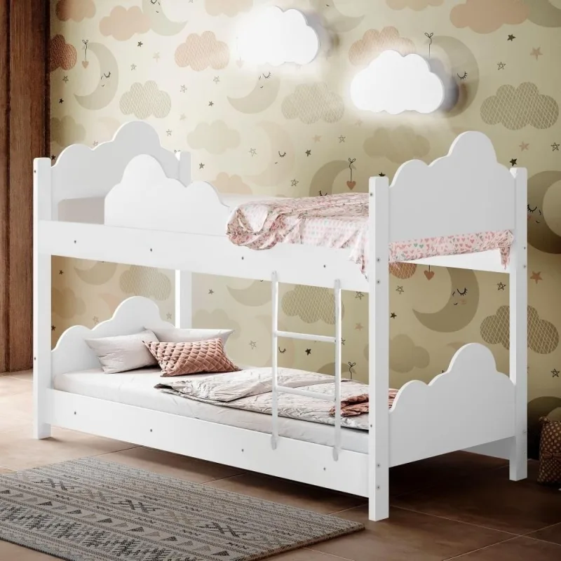 Beliche Infantil Tomás com 2 Luminárias MDF Branco Divaloto Móveis - OUTRAS - Casa E Construção