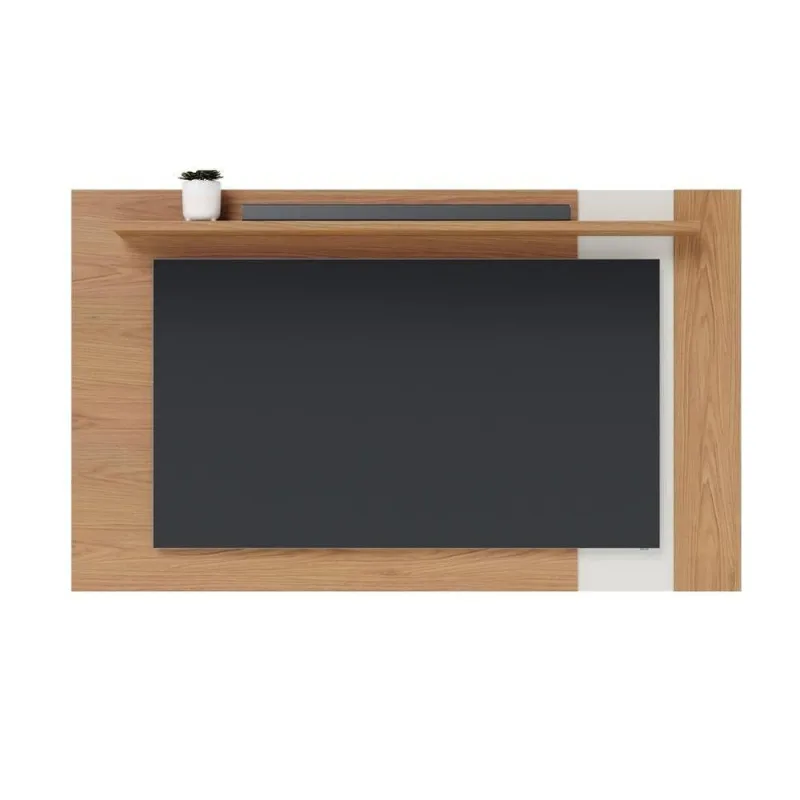 Painel para TV Caio Extensivel Ate 70 Polegadas MDP Freijo Off-White Matte Colibri Móveis - colibri móveis - Agro