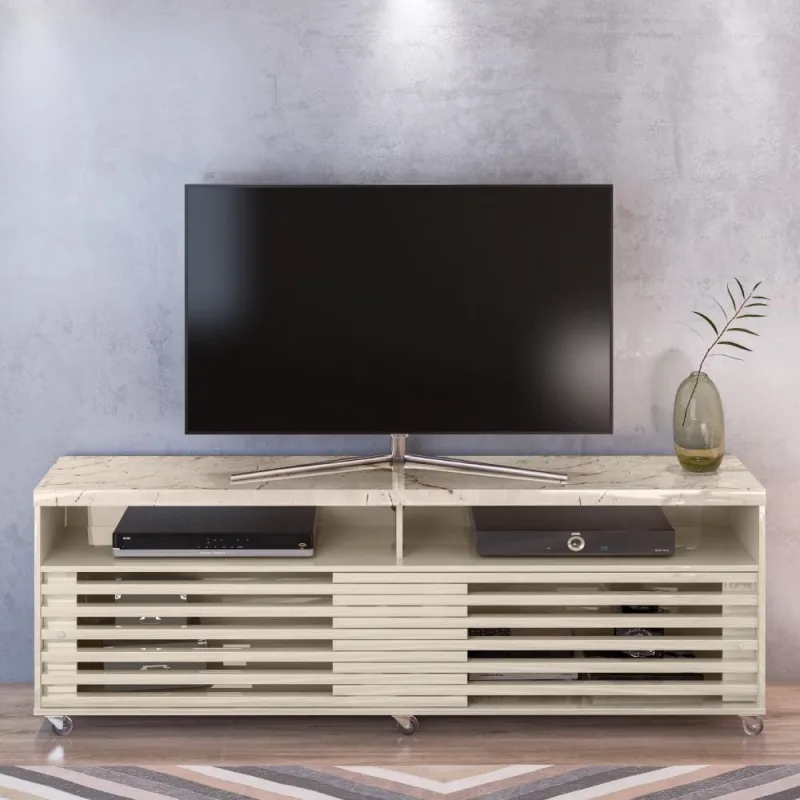 Rack para TV Rack Aquarel para Tvs Ate 65 182CM MDP Calacata Off White Casah - Casah - Agro