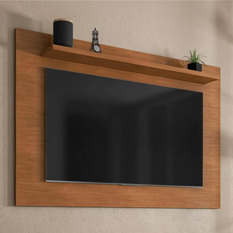 Painel para TV Japan 50 Polegadas 135CM MDP Cedro Casa D Móveis - Casa D Móveis - Agro