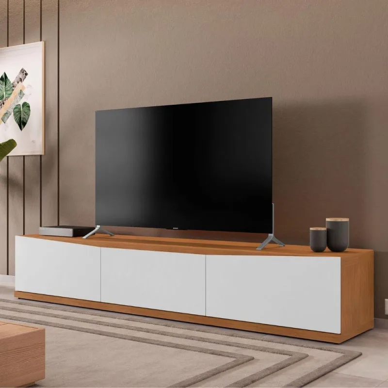Rack para TV Rack Enzo 60" 180CM MDF MDP com Gaveta Marrom Casa D Móveis - Casa D Móveis - Agro