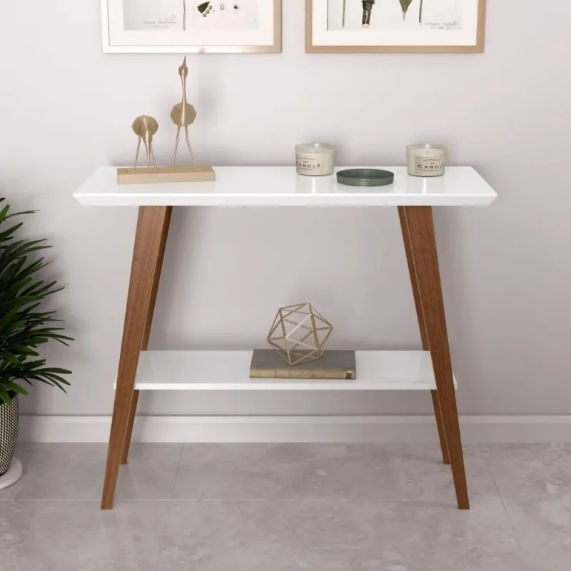 Aparador Aparadordavi Moderno MDF-MDP 31CM Branco Mais de Casa - OUTRAS - Móveis
