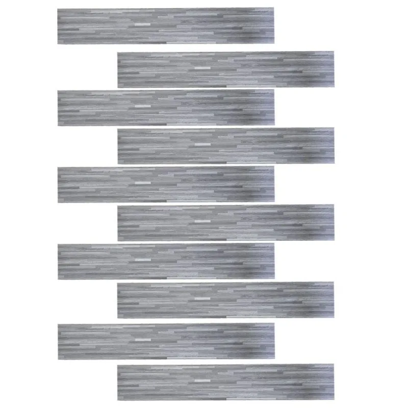 Piso Vinílico BSL3838 Vinil Importado Retangular Acetinado para Residencial Interno Cinza Mundo LGBT - OUTRAS - Agro
