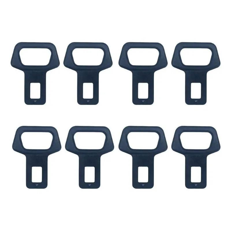 10x Linguetas Trava Fivela Anti Som Cinto De Segurança Kit