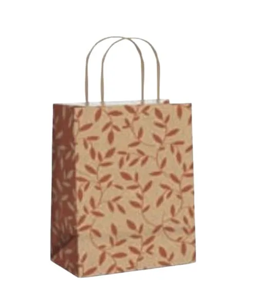 Sacola Presente Papel Terrazzo Terracota Pequena - LC - Presentes