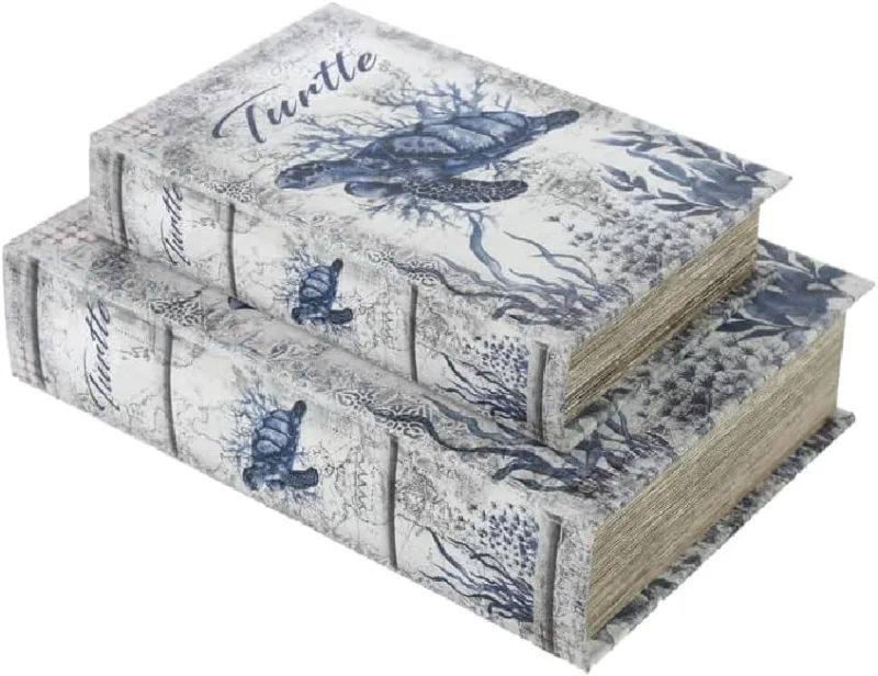 Caixa Livro Tartaruga Mdf P/G - LC - Presentes