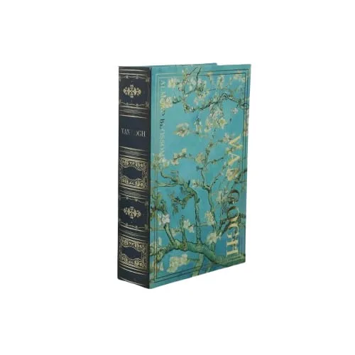 Caixa Livro Van Gogh Amendoeira Mdf G - LC - Presentes