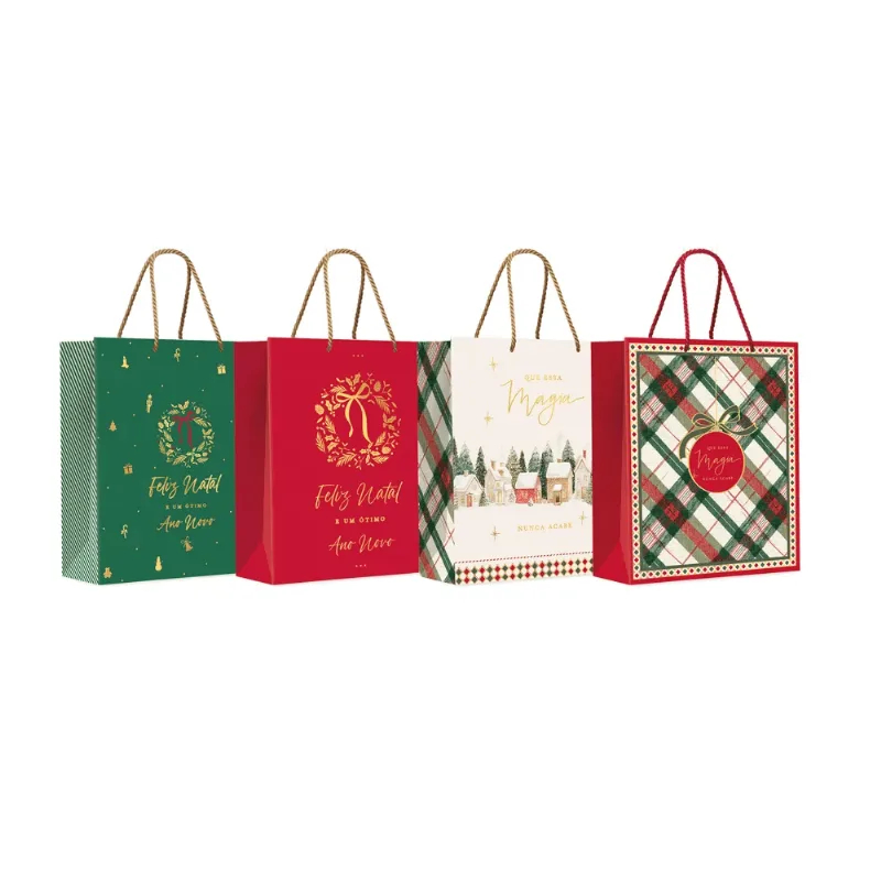 Sacola Premium Tradição 38x34x15cm Sortido Cromus