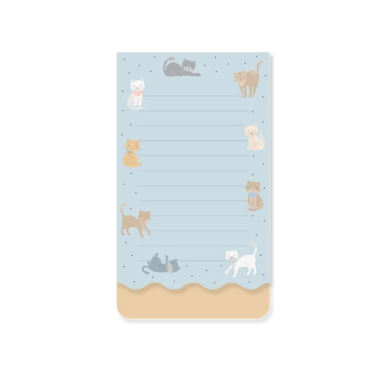 Bloco De Anotações Wave Gatos Cartões Gigantes - LC - Papelaria