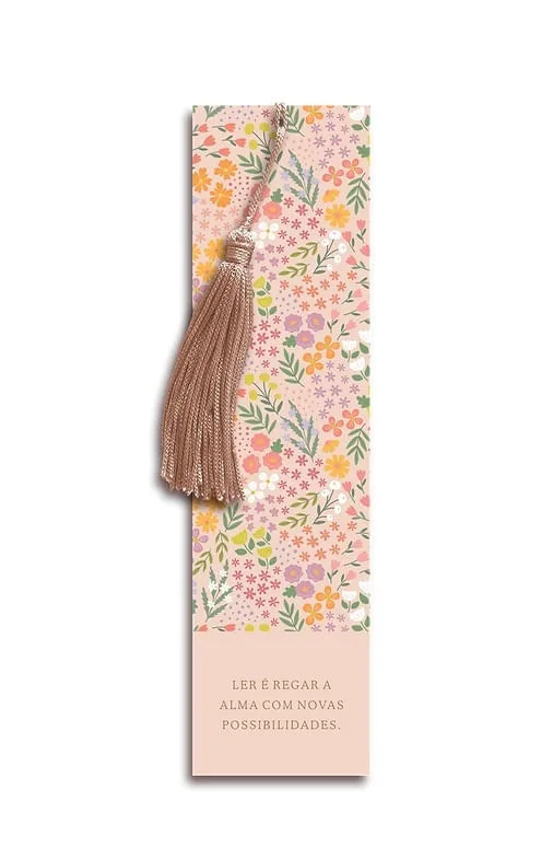 Marcador De Página Pingente Flora - LC - Presentes