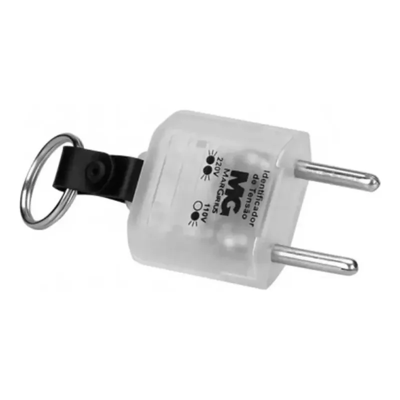 2x Plugue Tomada Teste Identificador Tensão Margirius 110v 2