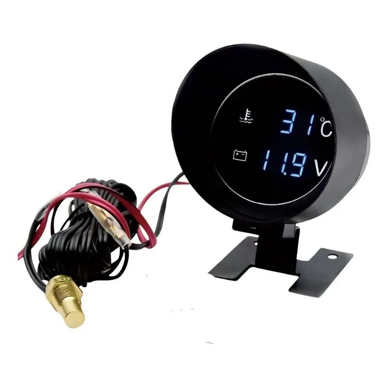 Marcador De Temperatura Automotivo + Voltímetro