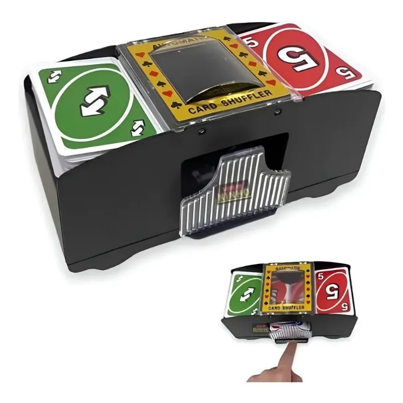 Embaralhador De Cartas Automático Até 2 Baralhos Para Jogos