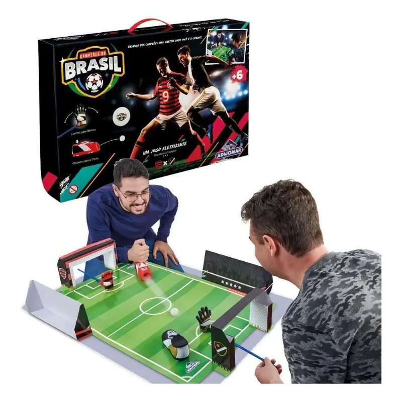 10x Jogo Desafio De Futebol Infantil Campeões Do Brasil