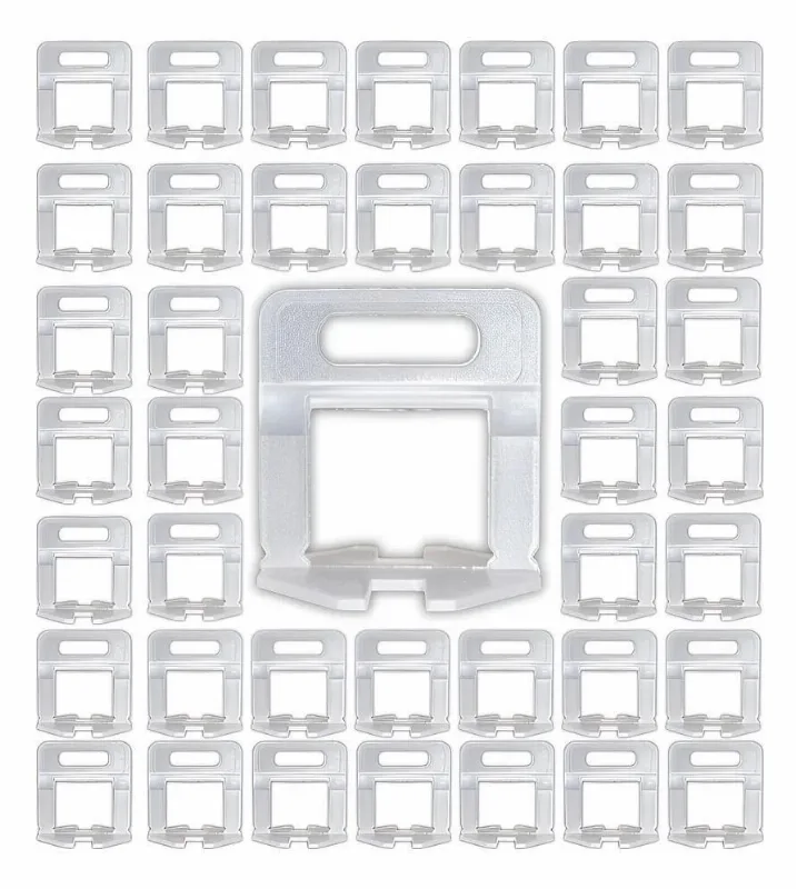 Kit 500 Espaçadores Niveladores Piso E Porcelanato - J - 1mm