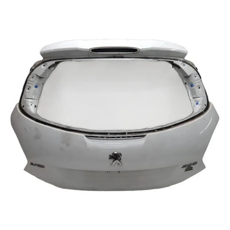 Tampa Traseira Peugeot 208 Ano 2014 A 2020 Cor Branca