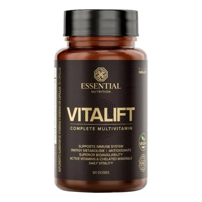 2x Vitalift 90 Capsulas Multivitaminico Essential Nutrition