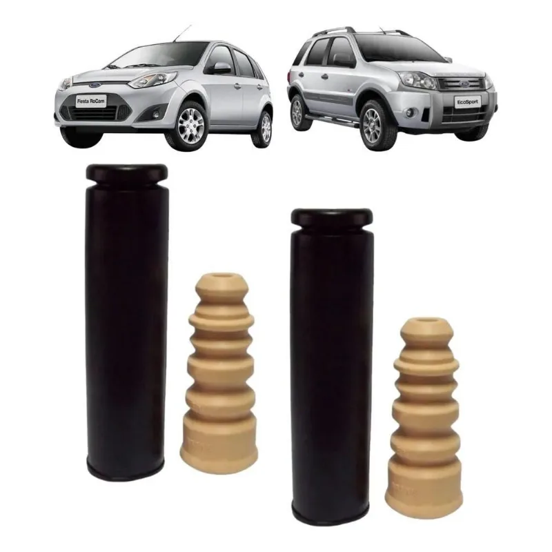 Kit Par Reparo Batente Amortecedor Traseiro Fiesta Ecosport