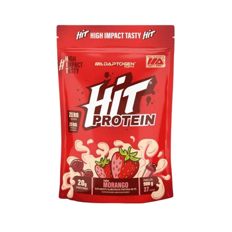 Whey Adaptogen Hit Protein Morango 900g (MP)