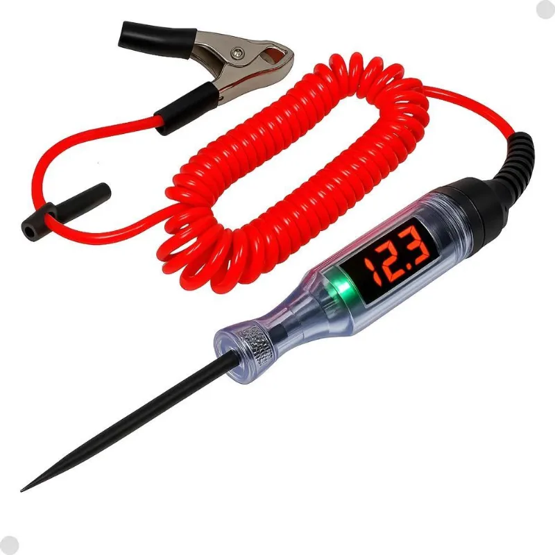 5x Chave Caneta Teste Tensão Led Digital 3v A 48 V Automotiv