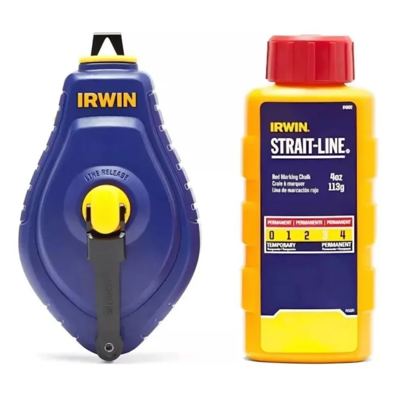 Kit Giz De Linha Abs 30 Metros Vermelho 64495 Irwin