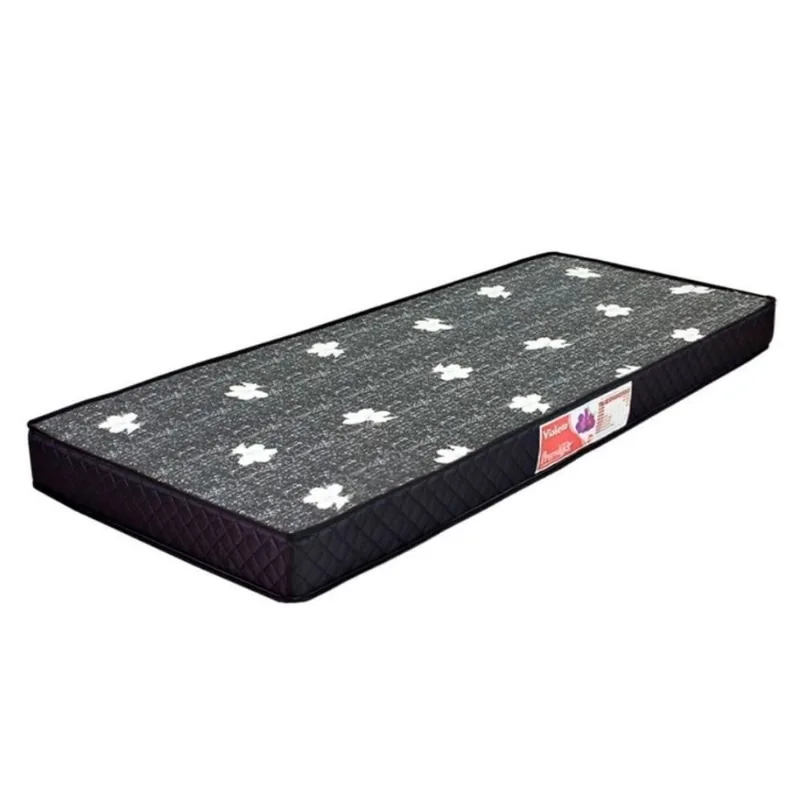 Colchão Solteiro Espuma D20 Aurélia Revestimento Stretch Preto Casah