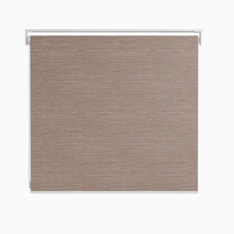 Persiana Rolo Blackout Napolis 238x225cm Poliéster Marrom Alanza - OUTRAS - Agro
