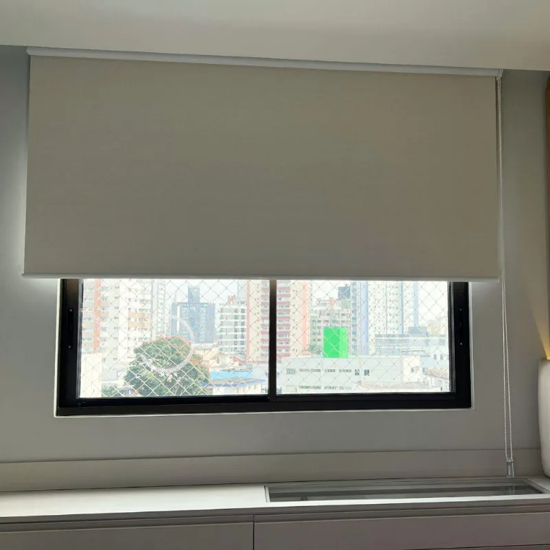 Persiana Rolo Blackout Creme Napolis - 1,72m X 2,46m Creme