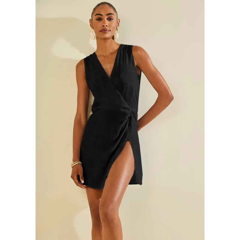 Vestido Curto Enlace Preto M - Morena Rosa