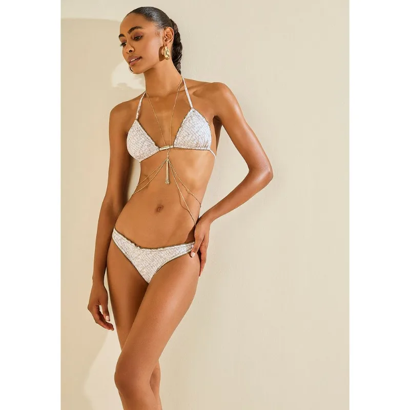 Biquini Cortininha Nácar Off White M