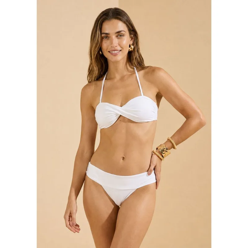 Calcinha Morena Rosa Faixa Off White G
