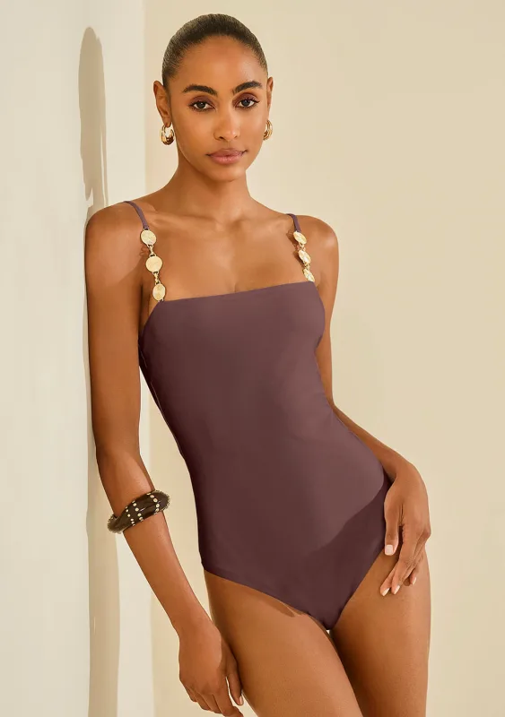 Maiô Decote Quadrado Âmago Roxo - Morena Rosa - Linhas