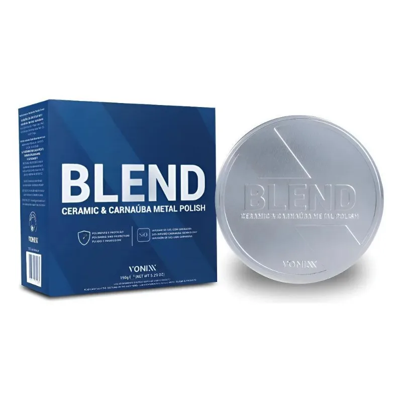 Produto Para Polir Partes Metálica Blend Metal Polish Vonix