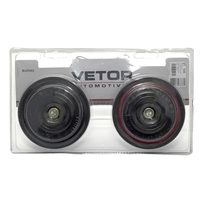 Par Buzina Automotiva Vetor Vt135 Paquerinha - Universal 12v