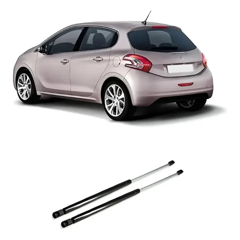 Par Amortecedor Tampa Traseira Malas Peugeot 208 Ate 2020