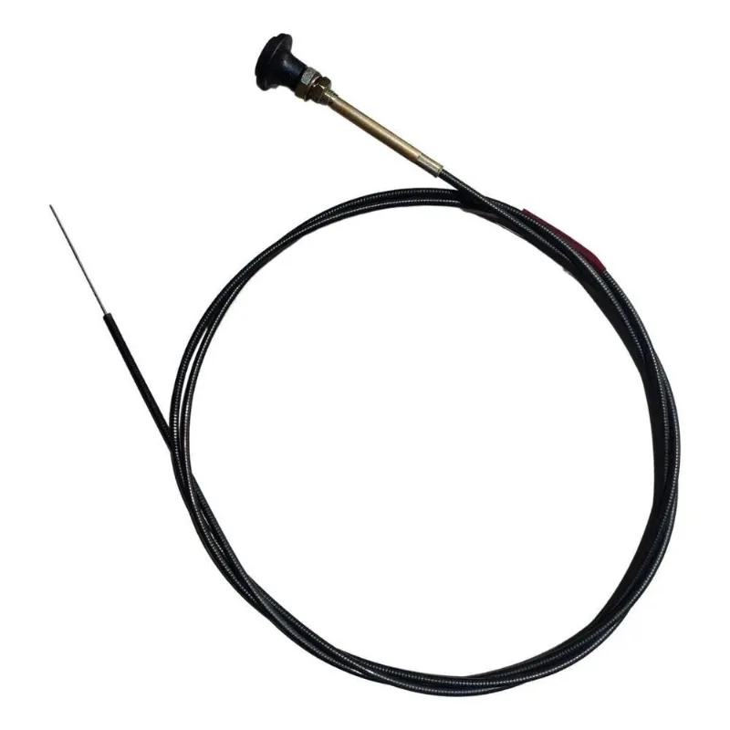 2x Cabo Afogador Com Botão 2300mm Adaptação Universal