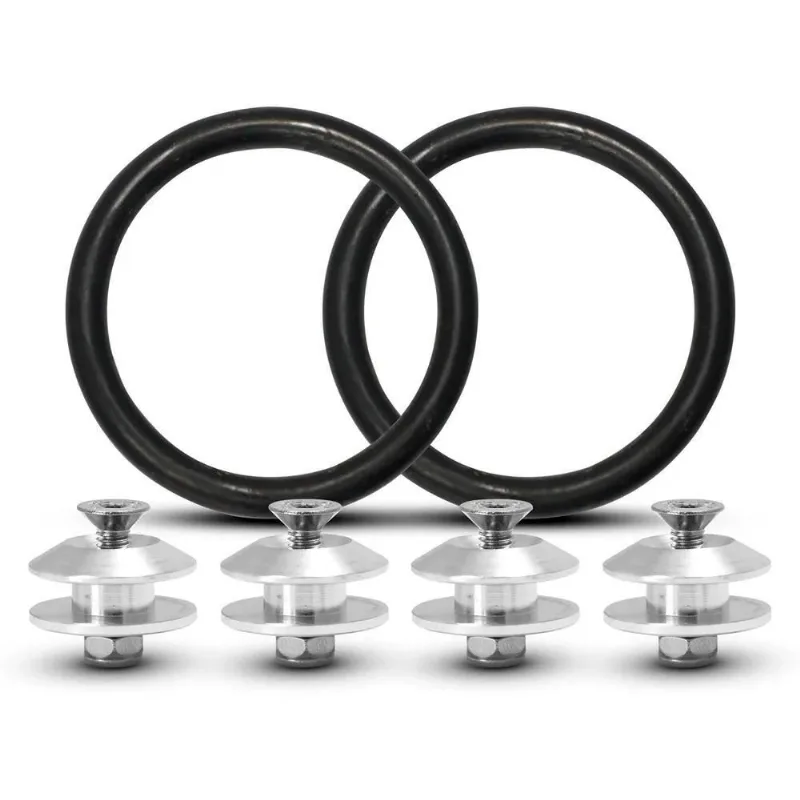 Kit Anilha Fixação De Para-choque Quick Realease Corsa Poli