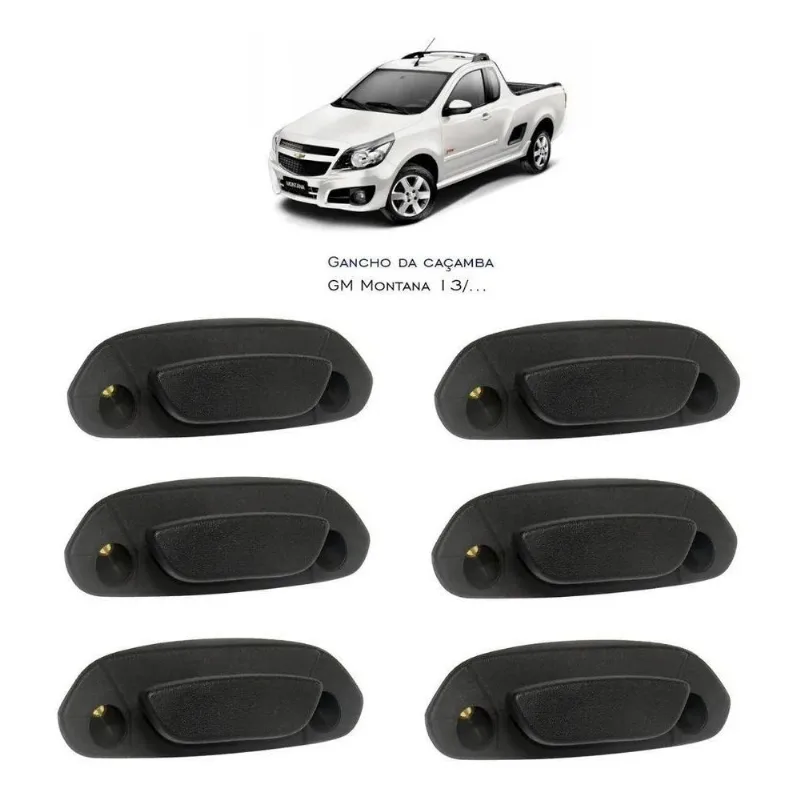 Kit Com 6 Ganchos De Caçamba Da Montana 2013 14 15 16 17