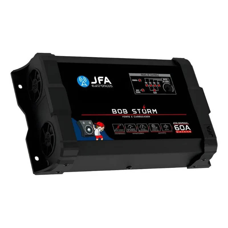 Fonte Automotiva Jfa Storm 60a Bivolt Carregador Fonte Bob C