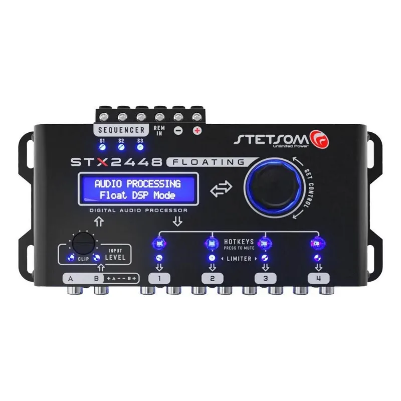 Processador Crossover Stx2448 Floating Entradas Rca + Fio