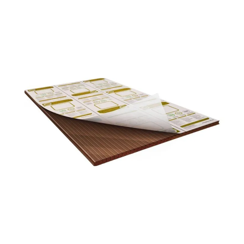 Chapa De Policarbonato Alveolar Bronze 4mm - 2,10m X 3,00m - Smart Bronze: 35% De Transmissão De Luz - OUTRAS - Comércio E Indústria