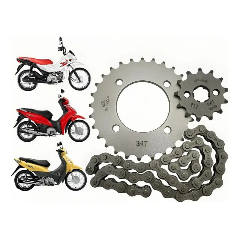 Kit Relação Honda Biz125 /Biz110 /Todos Anosaço1045 Prom Pra