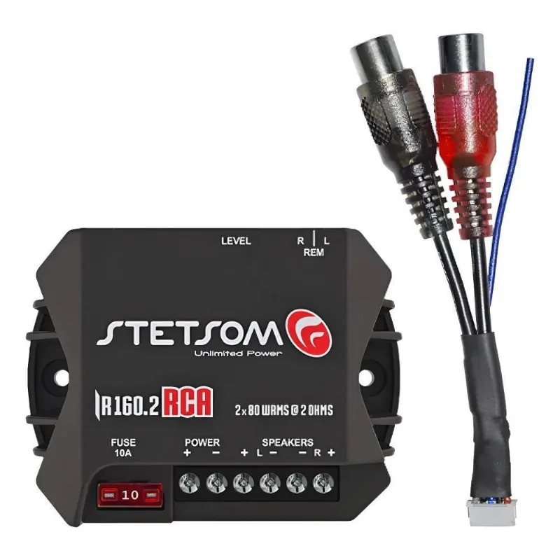 Módulo Stetsom Iron 160 Rca Amplificador Full Range 35hz 2
