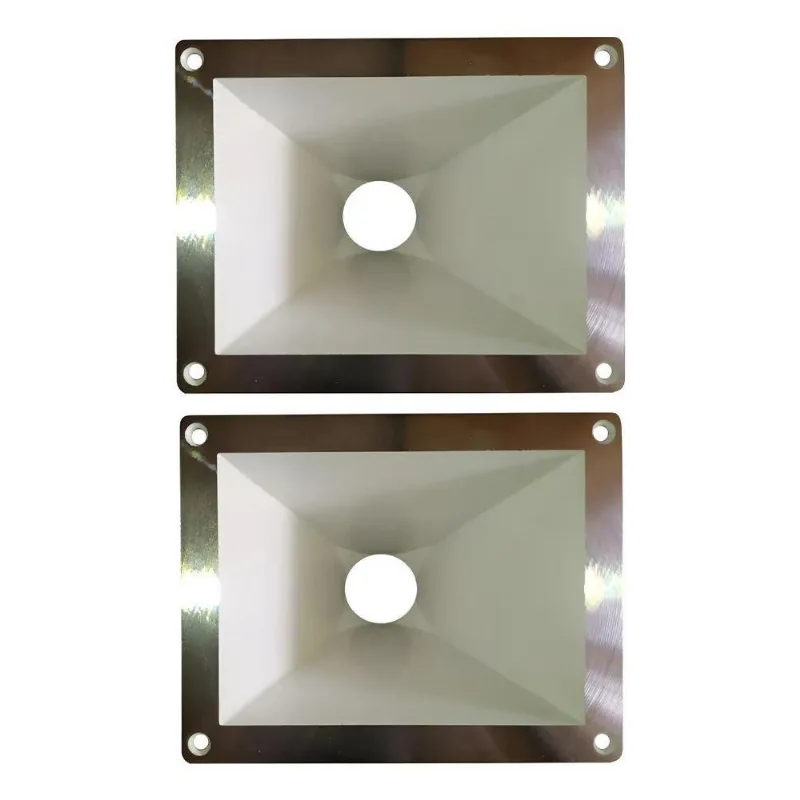 2 Corneta Cone Boca Quadrada 1519 Lts Driver D305 Branco