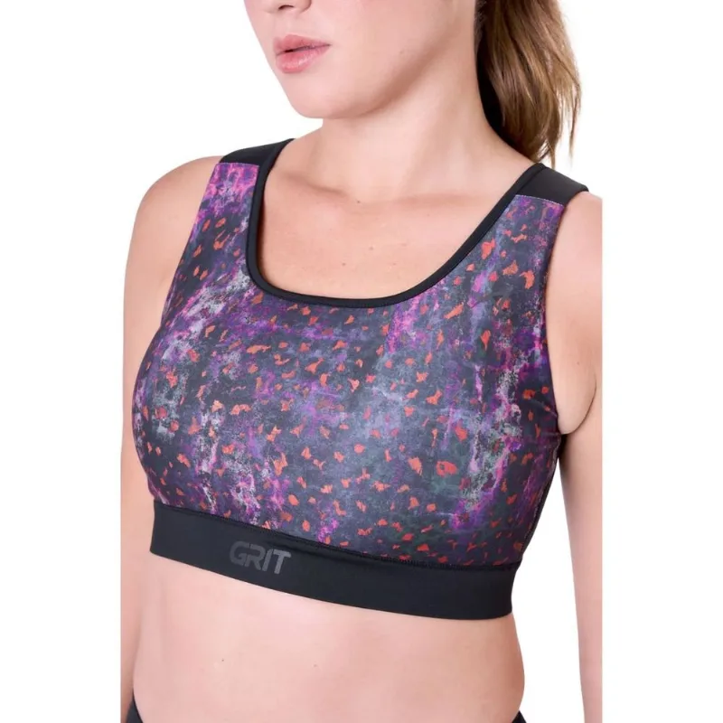 Top Authen Grit Bossa Ajustavel 1 Bolso Retro G / Preto