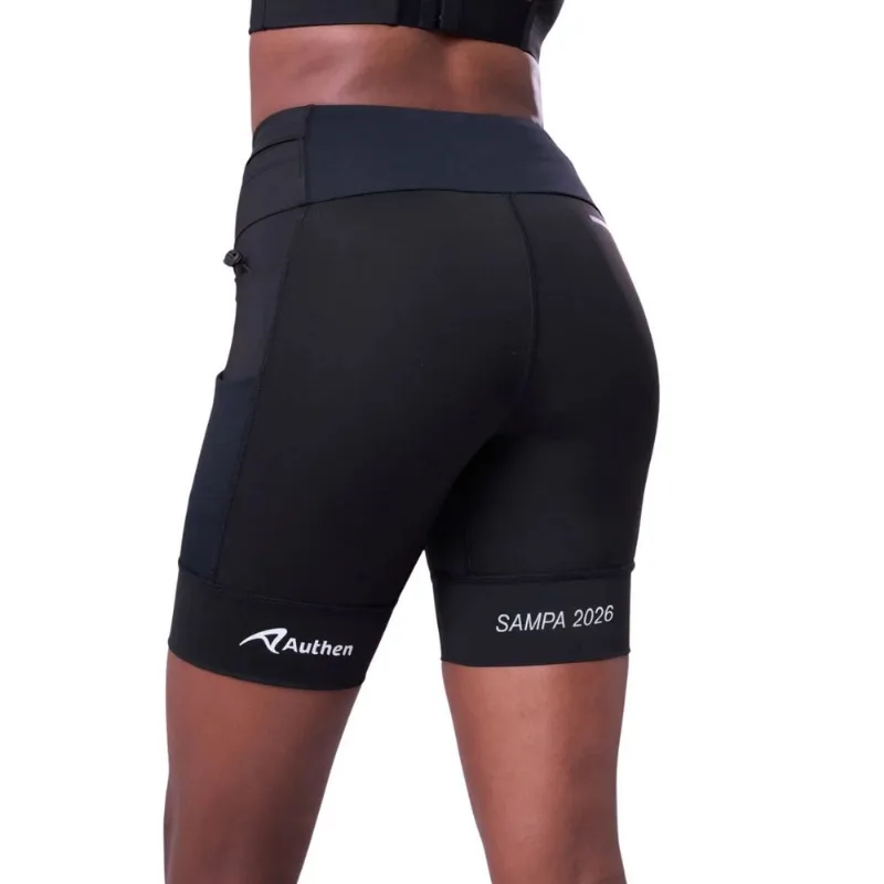 Bermuda Authen Grit Provas Sampa 18cm Preto