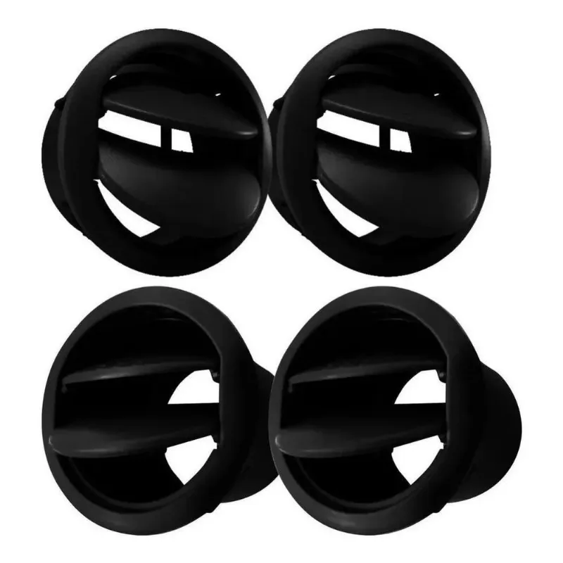Kit Difusor Saída Ar Preto Fiat Uno Vivace 2015